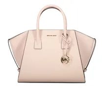 Avril Tote Bag aus Leder - Rosa