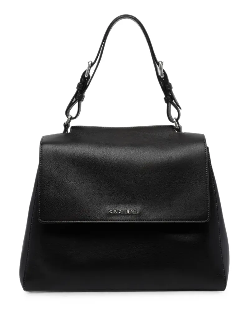 Orciani Sveva leather shoulder bag - Braun Braun