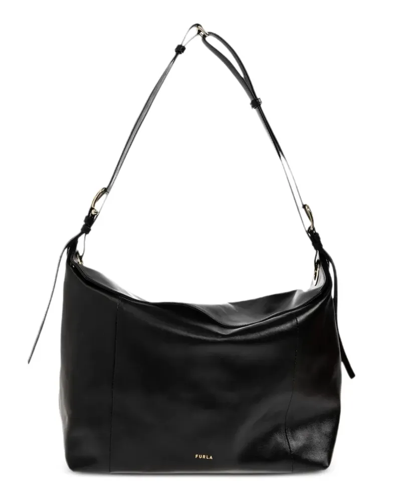 Furla Ginevra Schultertasche - Schwarz Schwarz