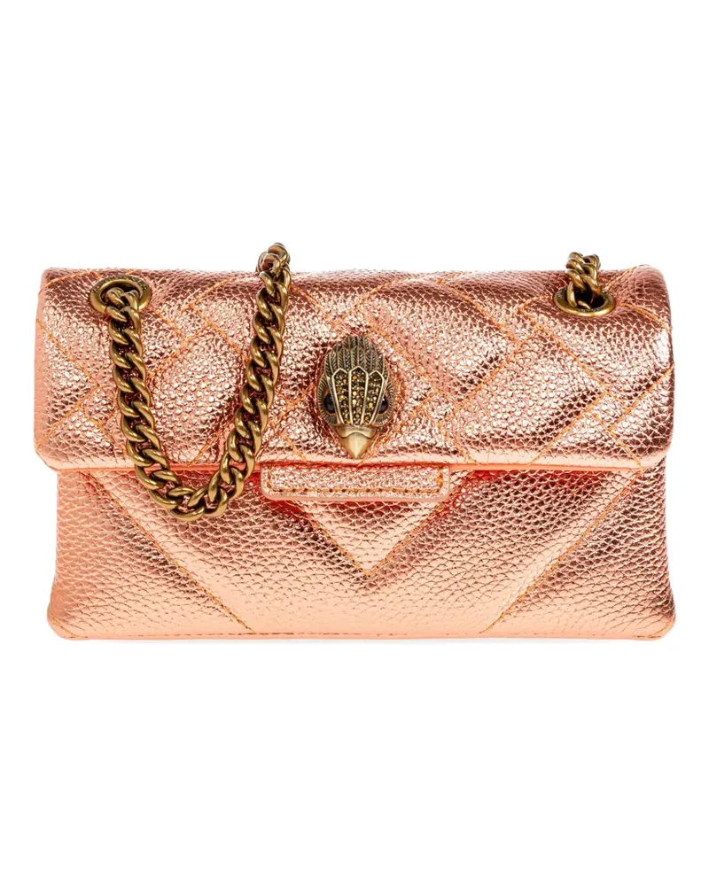 Kurt Geiger Kensington 17 quilted leather crossbody bag - Orange Orange