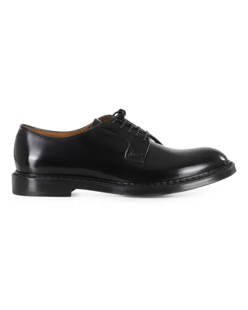 Doucal´s Blake Derby-Schuhe mit mandelförmiger Kappe - Schwarz Schwarz