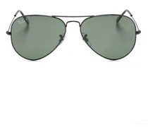 Getönte Pilotenbrille - Schwarz