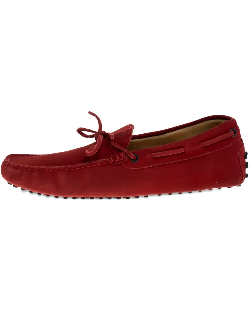TOD'S Pre-owned Loafer aus Wildleder - Rot Rot