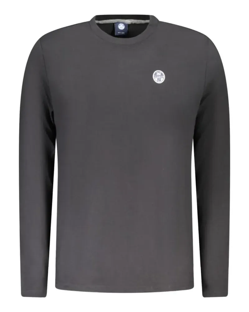 North Sails Klassisches Langarmshirt - Schwarz Schwarz
