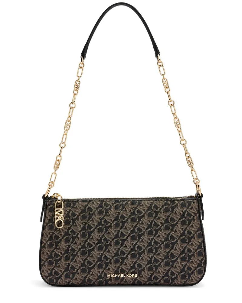 Michael Kors Schultertasche mit Monogramm - Schwarz Schwarz