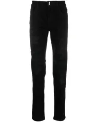 Givenchy Halbhohe Straight-Leg-Jeans Schwarz