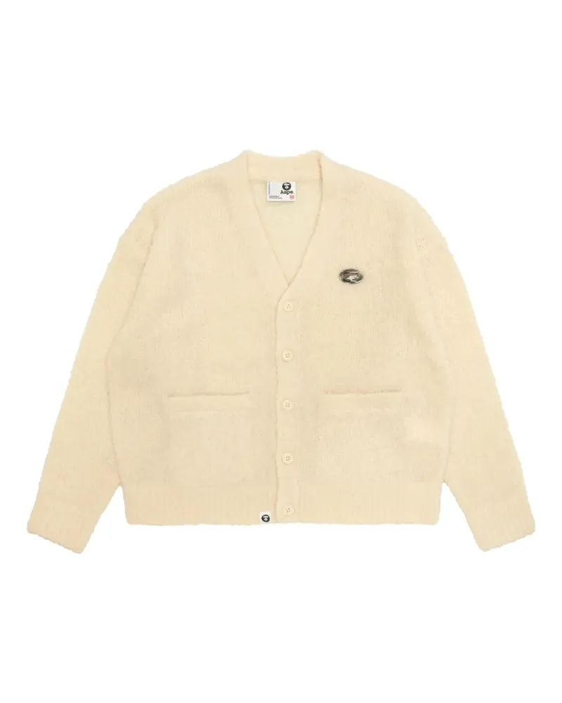 BAPE Cardigan mit aufgesetzter Tasche - Nude Nude