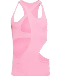 Natasha Zinko Tanktop mit Cut-Outs Rosa