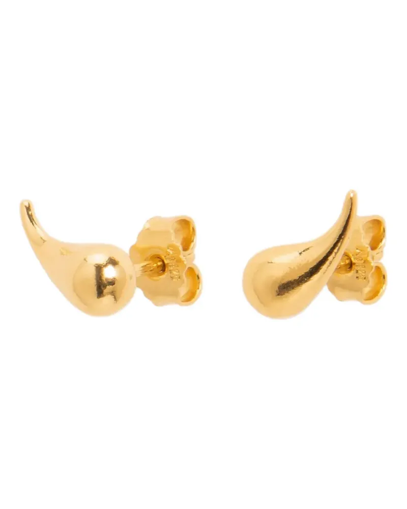 Wouters & Hendrix Ohrringe im Tropfendesign - Gold Gold