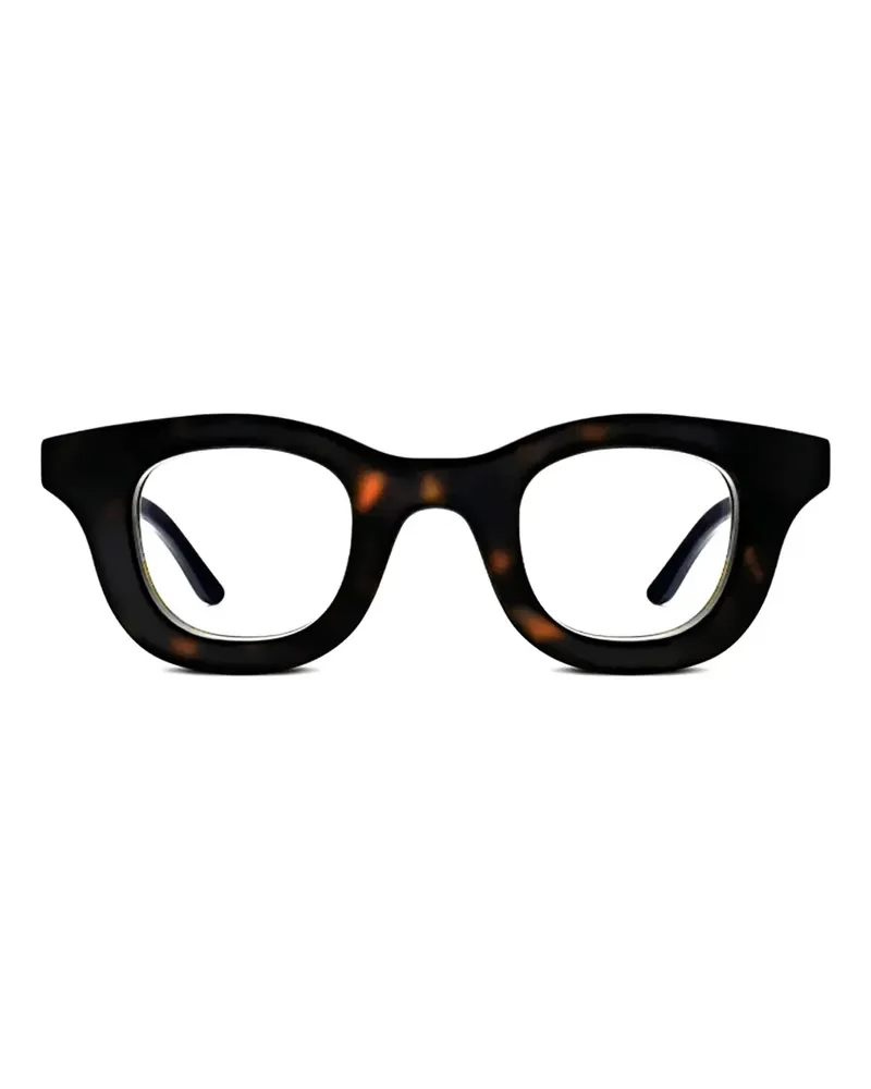 Thierry Lasry Moody Brille mit geometrischem Gestell - Schwarz Schwarz