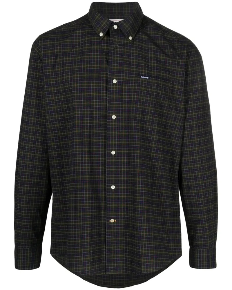 Barbour Hemd mit Schottenkaromuster - Grün Grün