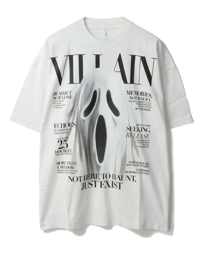 Doublet Villain Cover printed T-shirt - Weiß Weiß
