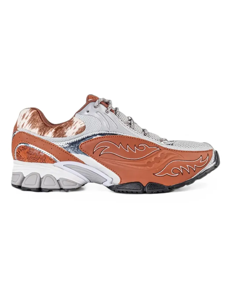 Saucony Progid V2 Space Cowboy Sneakers mit Stickerei - Braun Braun