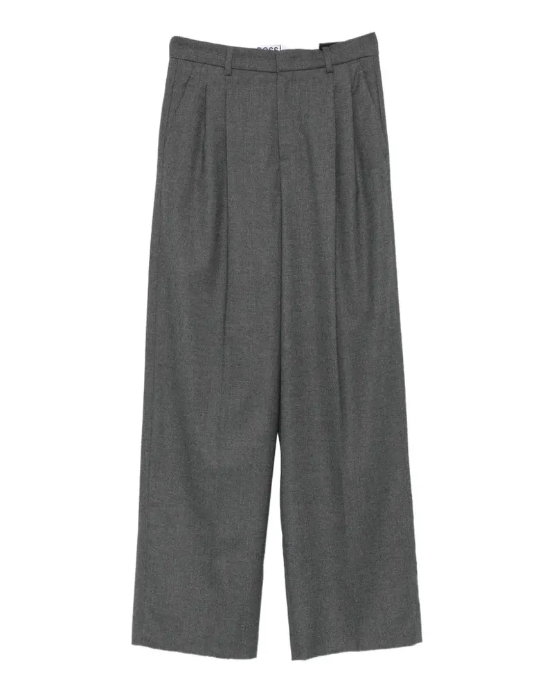 Rossi Noa pleated trousers - Grau Grau