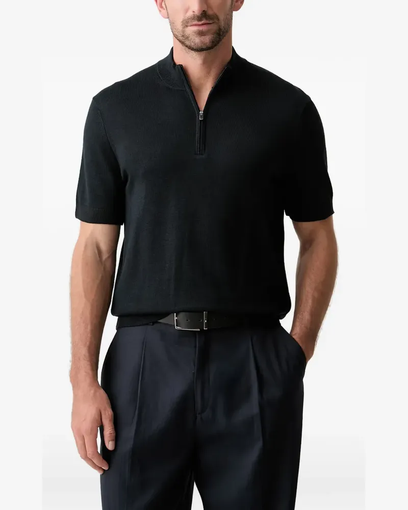 JOOP! Gestricktes Poloshirt - Blau Blau