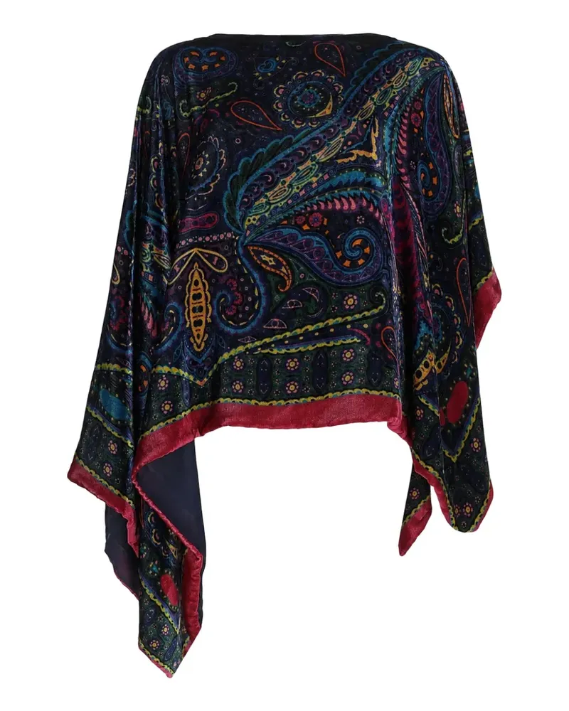Etro paisley-print top - Schwarz Schwarz