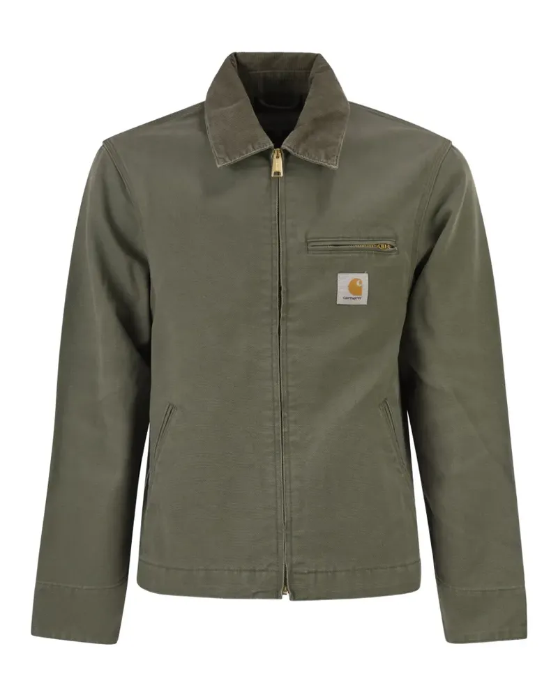 Carhartt WIP Detroit corduroy-collar jacket - Grün Grün