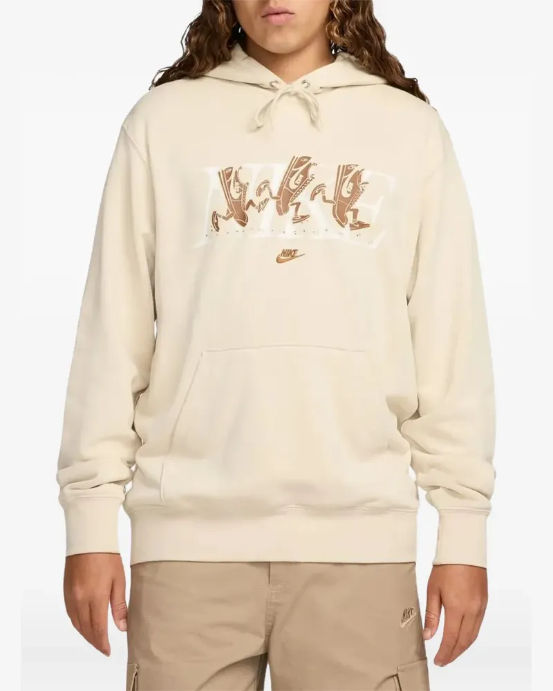 Nike Hoodie mit grafischem Print - Nude Nude