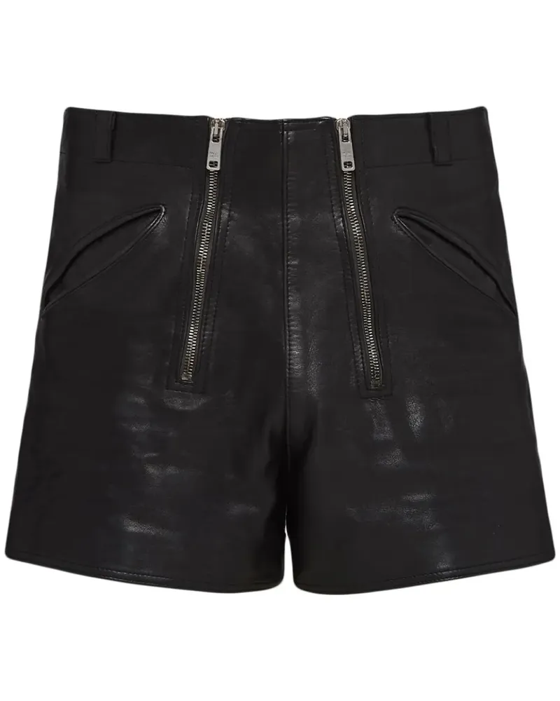 Prada Shorts mit doppeltem Reißverschluss - Schwarz Schwarz