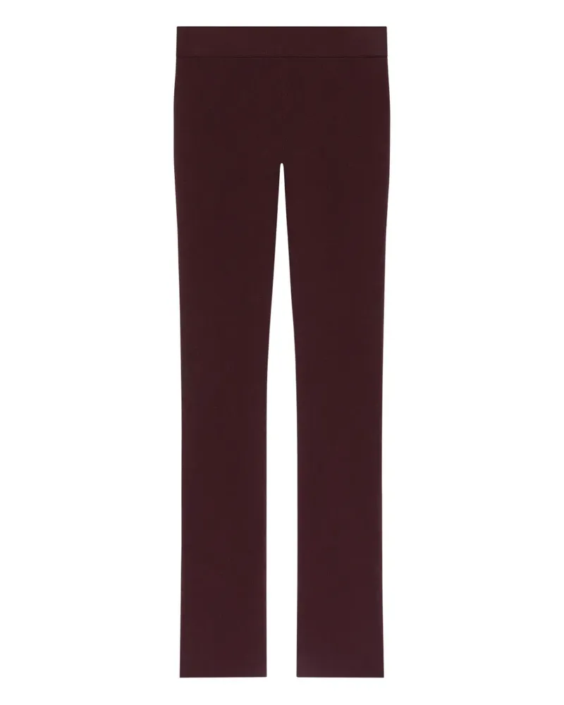 Courrèges Bootcut-Hose im Interlock-Look - Rot Rot