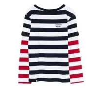 Gestreiftes T-Shirt - Weiß