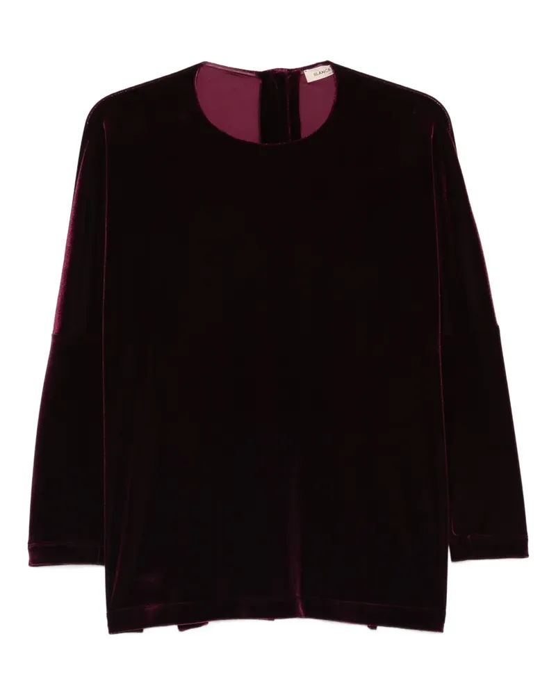 Blanca round-neck top - Violett Violett