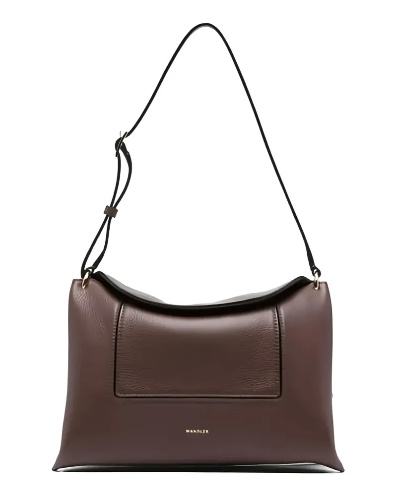 WANDLER Schultertasche aus Leder - Braun Braun