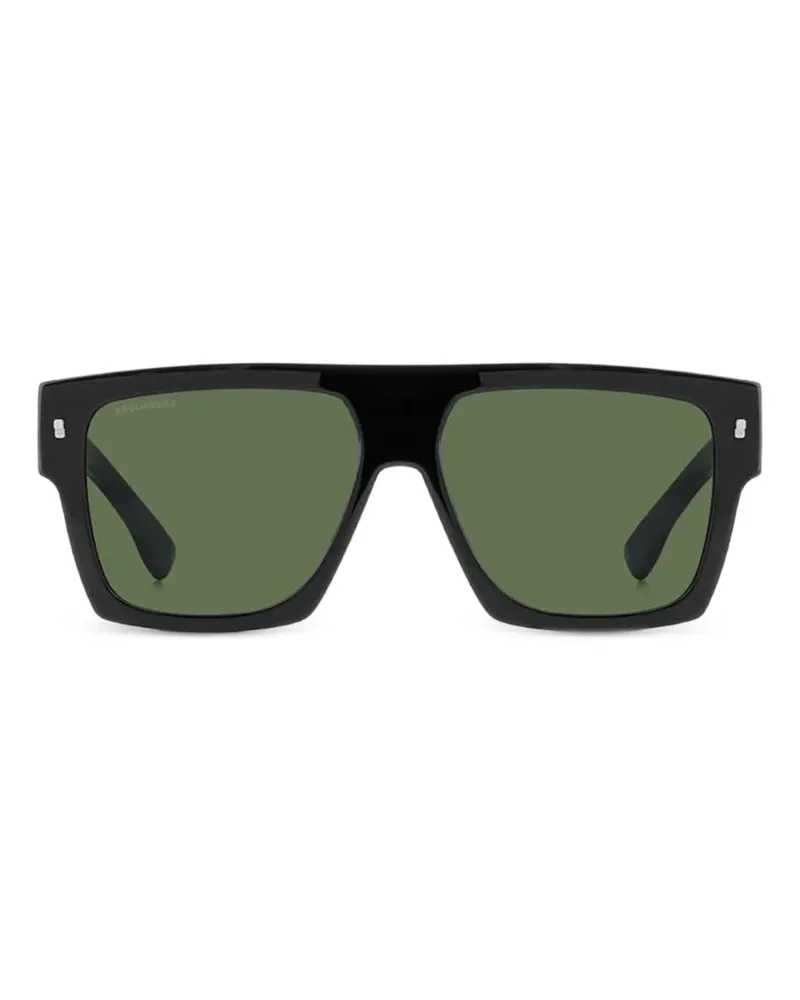 Dsquared2 Iconique square-frame sunglasses - Schwarz Schwarz