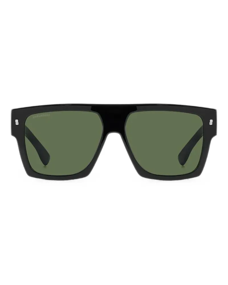 Dsquared2 Iconique square-frame sunglasses - Schwarz Schwarz