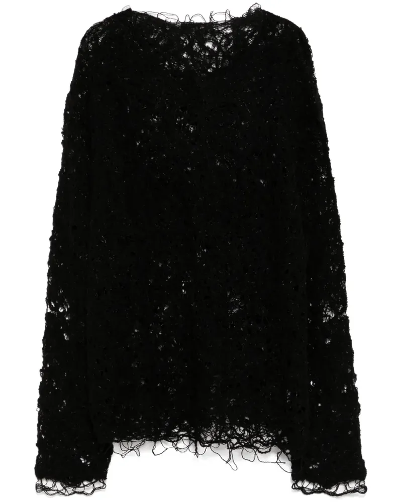 JNBY Hollow Langarmshirt - Schwarz Schwarz