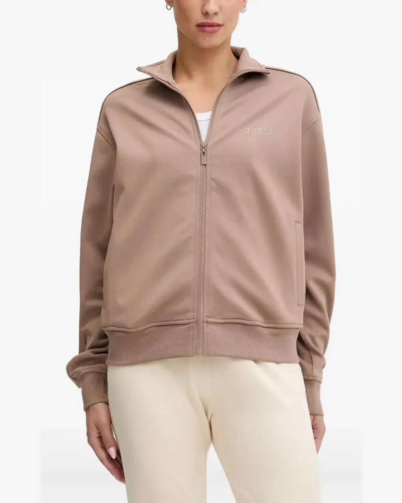 Guess logo-detail sweatshirt - Nude Nude