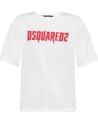 Dsquared2 T-Shirt mit Horror-Print Weiß