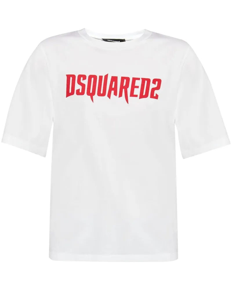 Dsquared2 T-Shirt mit Horror-Print - Weiß Weiß