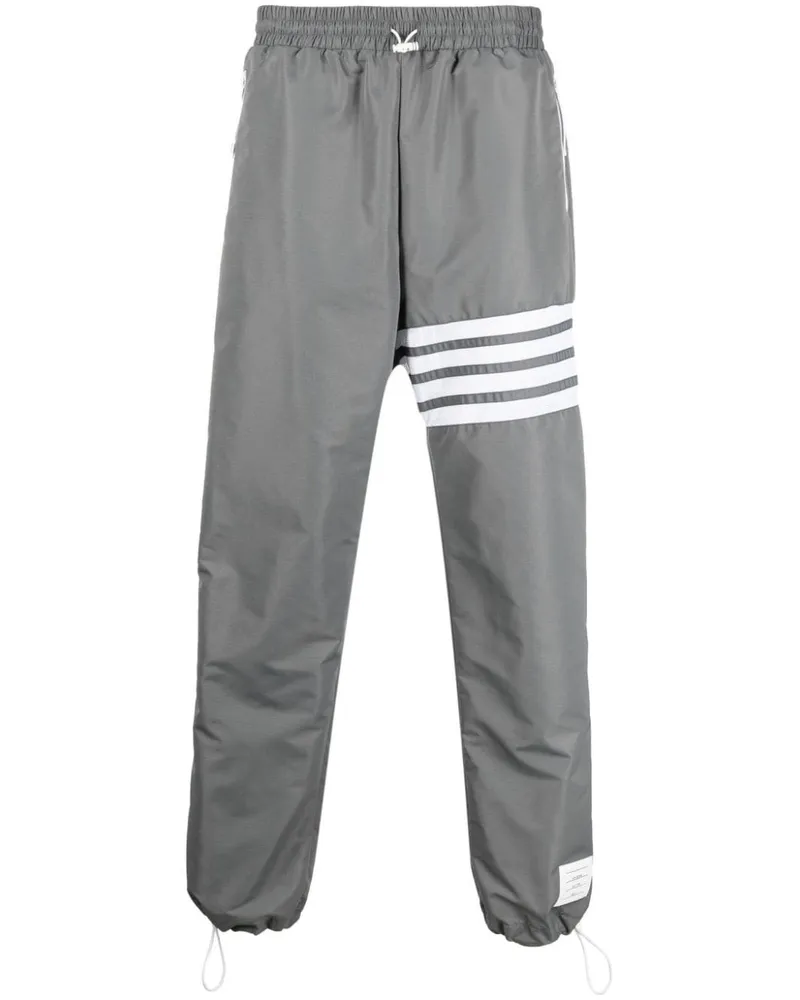 Thom Browne Jogginghose mit Streifen - Grau Grau