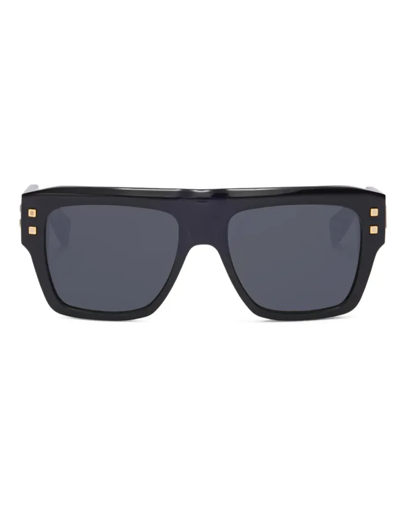 Balmain square-frame sunglasses - Schwarz Schwarz