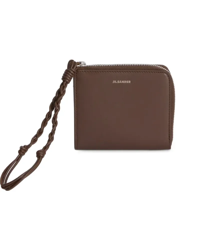 Jil Sander Tangle zipped knotted wallet - Braun Braun