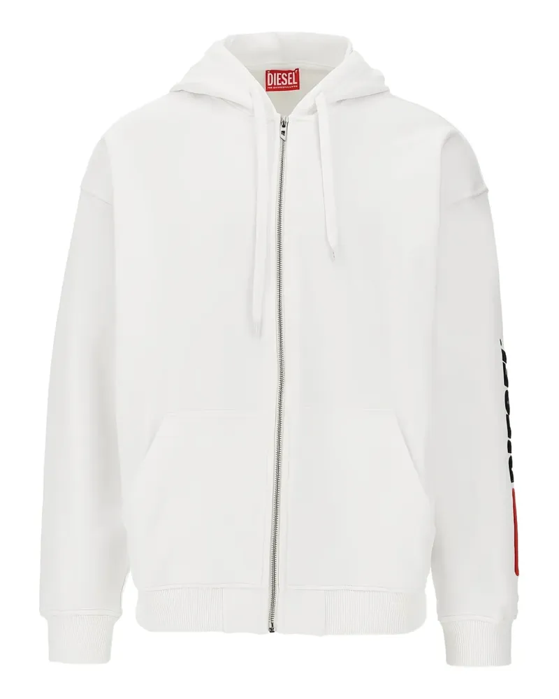 Diesel full zip hoodie - Weiß Weiß