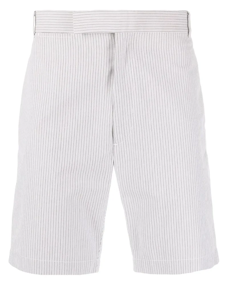 Thom Browne Gestreifte Shorts - Grau Grau