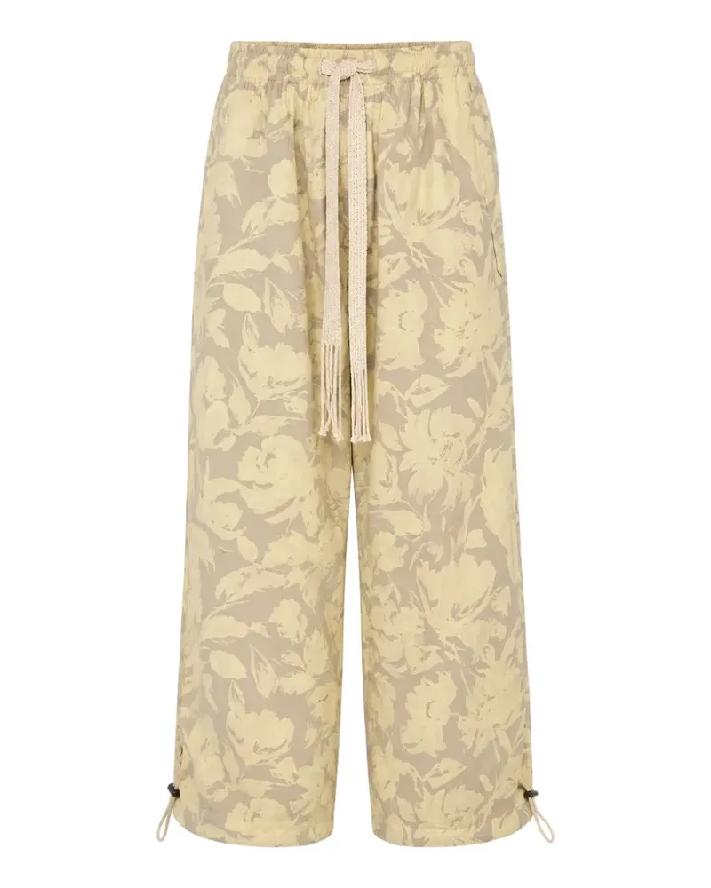 CMMN SWDN Hose mit Blumenprint - Nude Nude