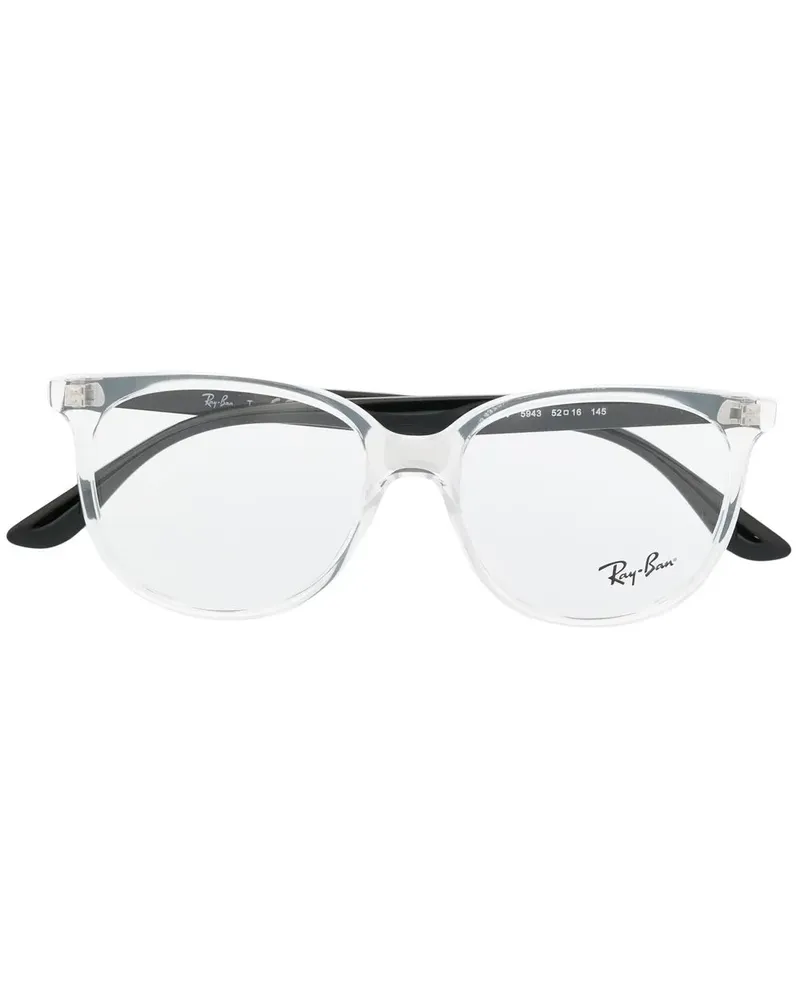 Ray Ban RB4378 Brille mit eckigem Gestell - Weiß Weiß