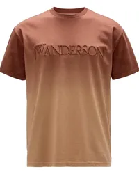 J.W.Anderson T-Shirt aus Bio-Baumwolle Braun