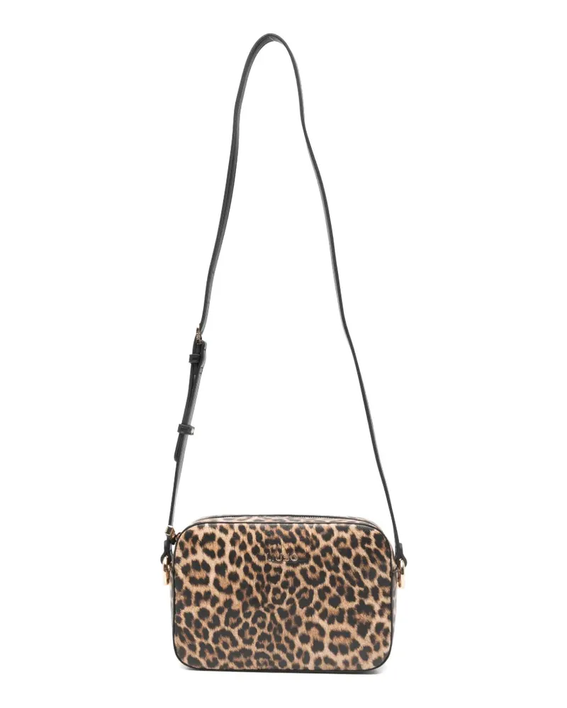 Liu Jo leopard-print crossbody bag - Nude Nude