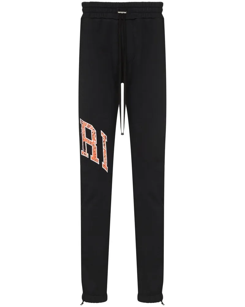 Amiri Jogginghose mit Bandana-Print - Schwarz Schwarz