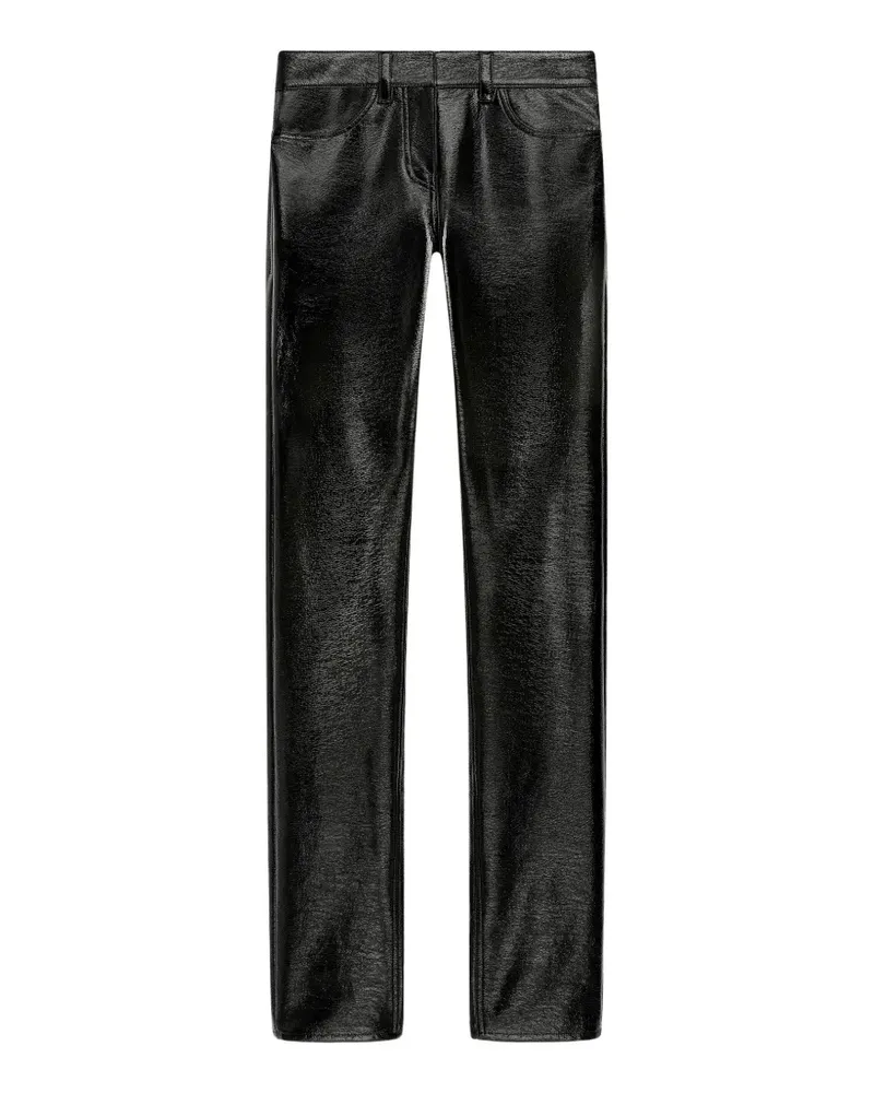 Courrèges Gerade Hose - Schwarz Schwarz