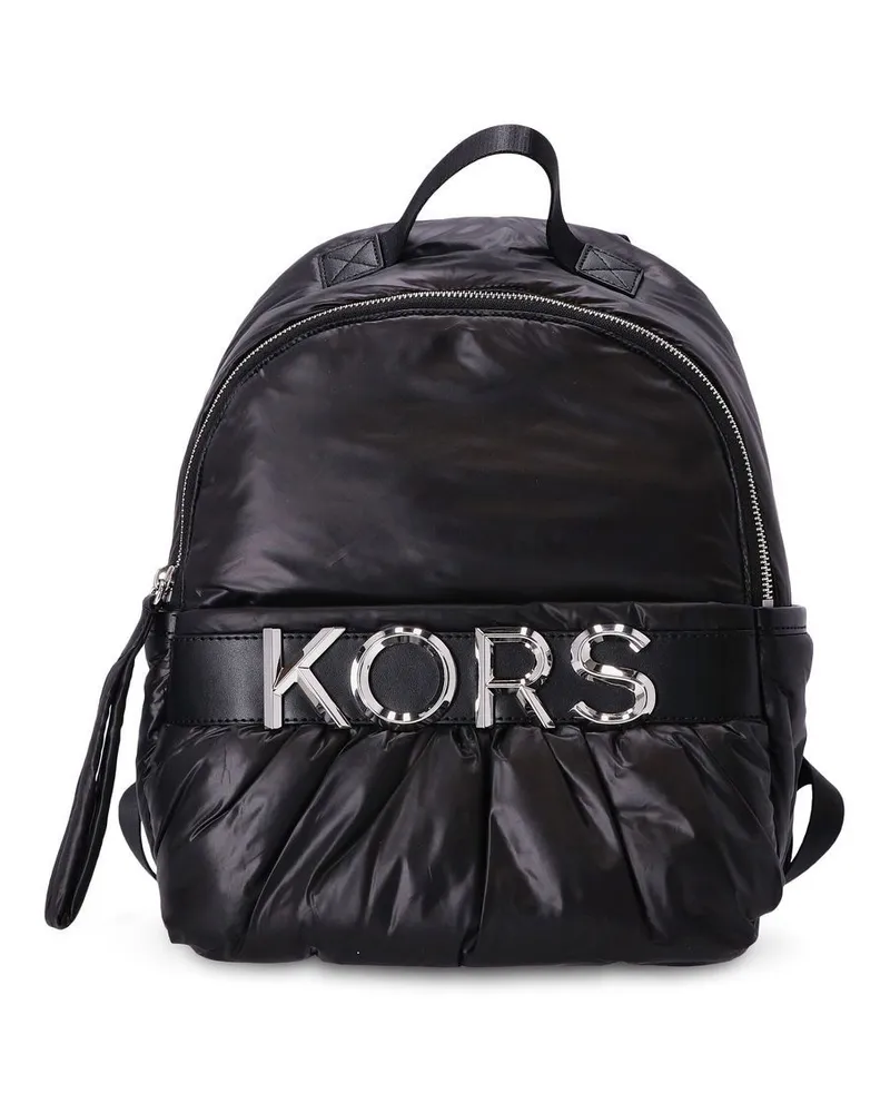 Michael Kors Rucksack mit Logo-Schild - Schwarz Schwarz
