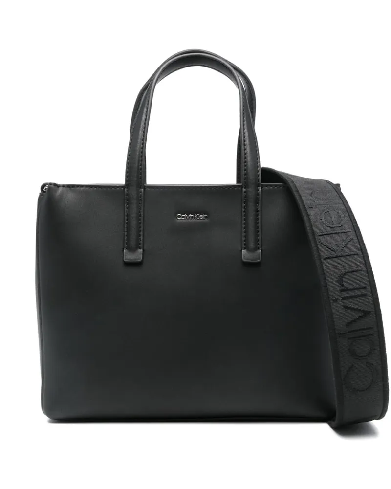 Calvin Klein Kleiner Shopper - Schwarz Schwarz