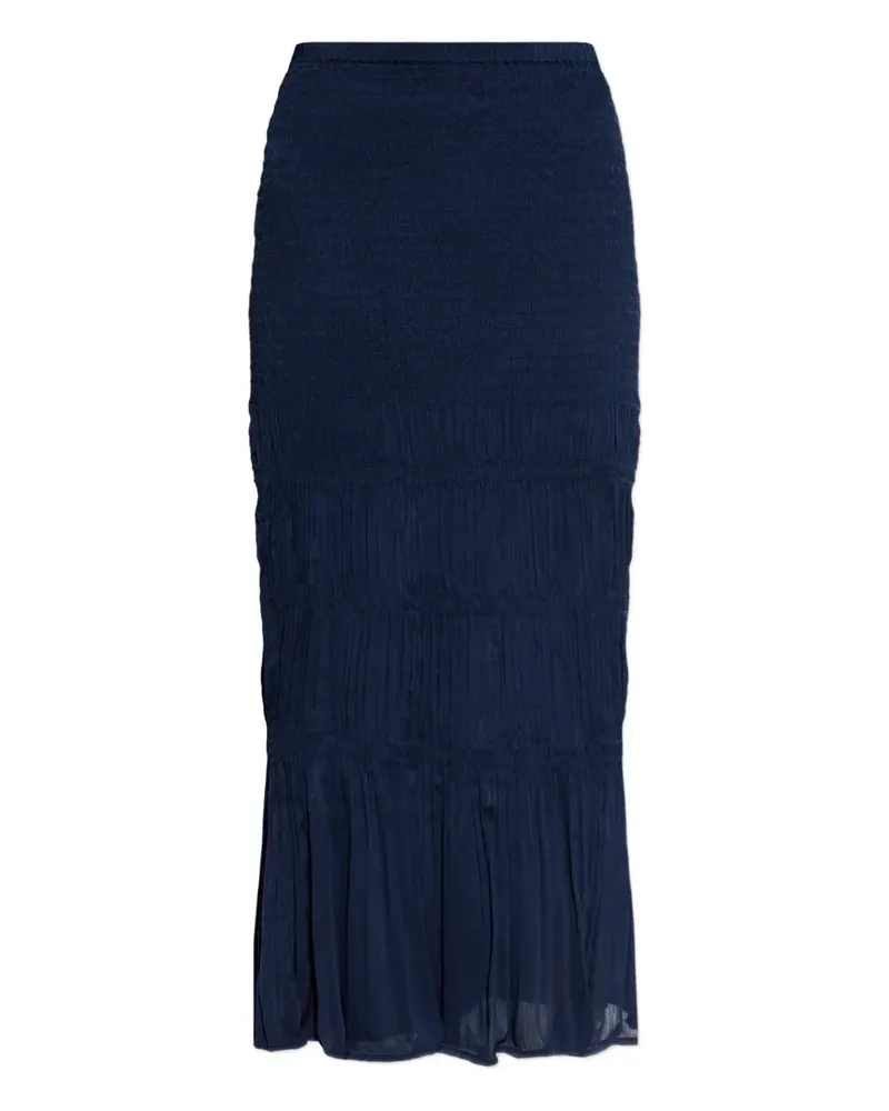 By Malene Birger Ilona ruched skirt - Blau Blau
