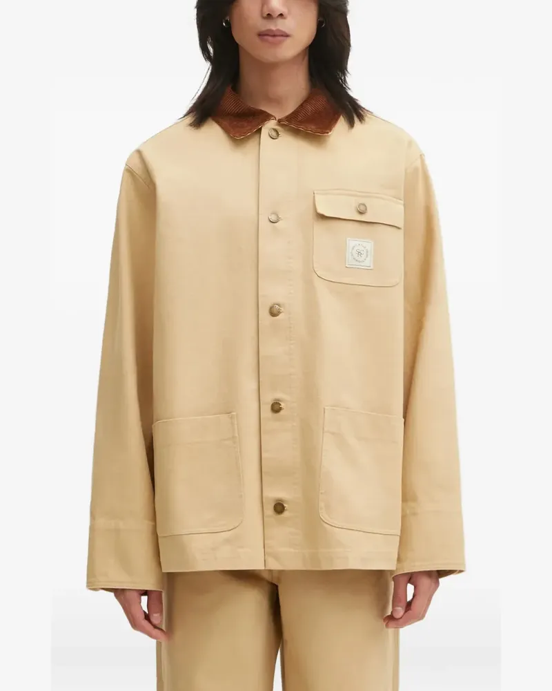 SPORTY & RICH Jacke mit Cordkragen - Nude Nude