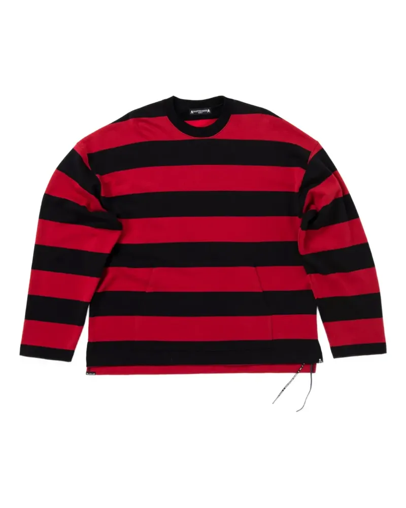 Mastermind World horizontal-stripe sweatshirt - Rot Rot
