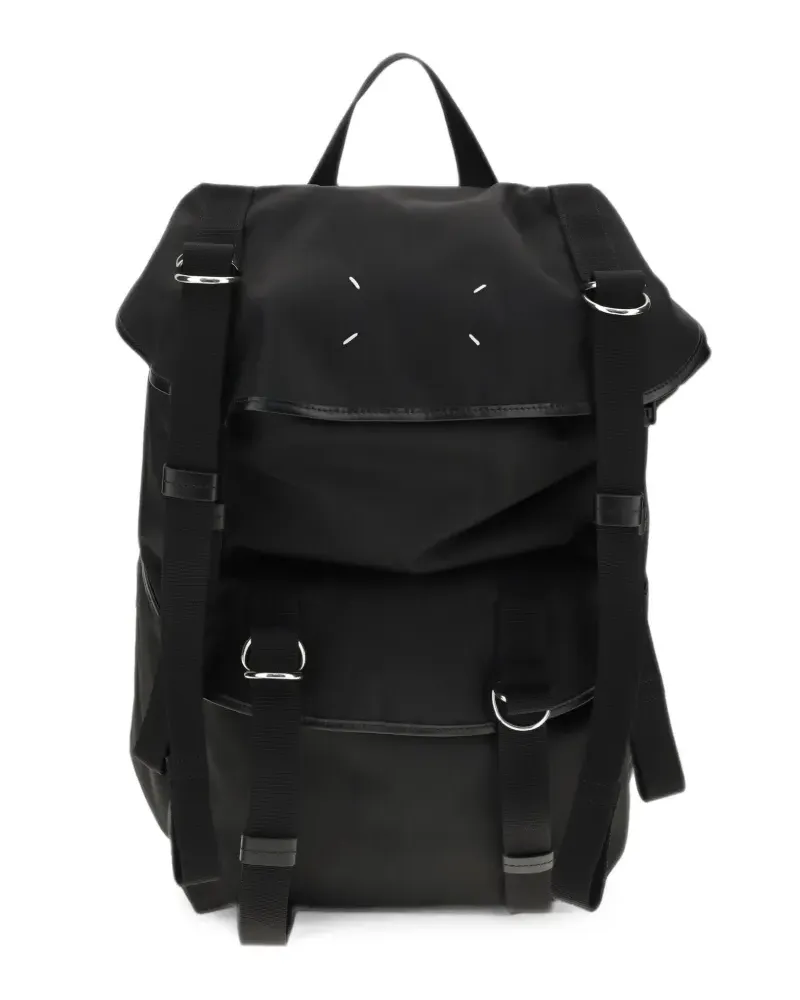 Maison Margiela High Tech Four Stitches Rucksack - Schwarz Schwarz